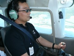 真面目に操縦中（‾＾‾）